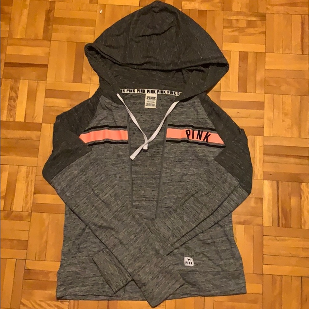 PINK zip up sweater